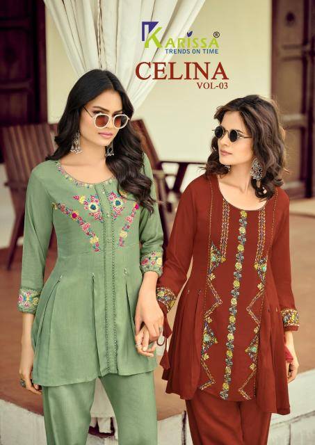 Karissa celina vol-3 coord set Ladies kurtis suppliers in Surat